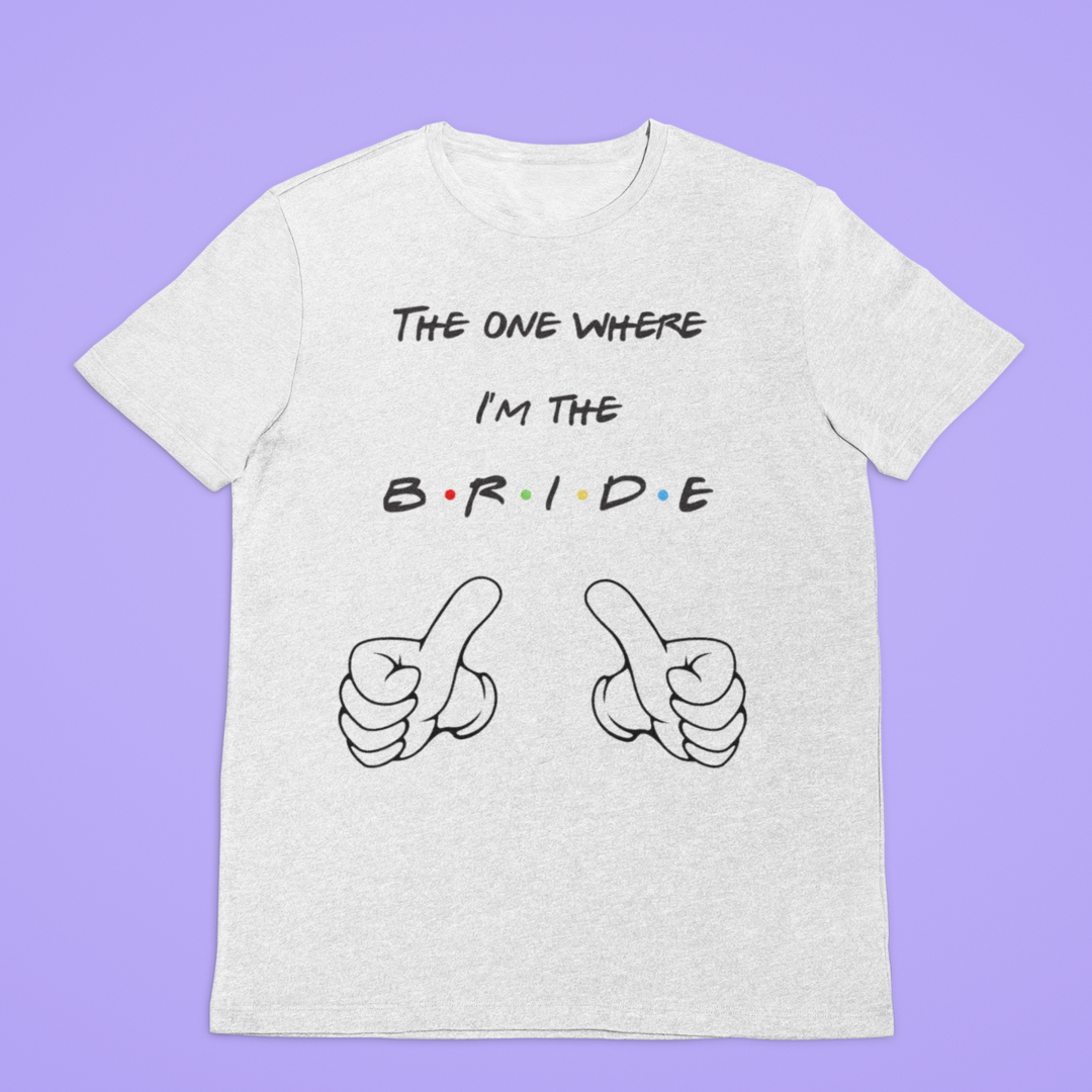 Here comes the Bride White Tshirt