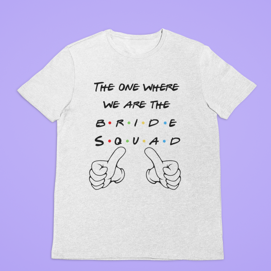 Bride Squad White Tshirt