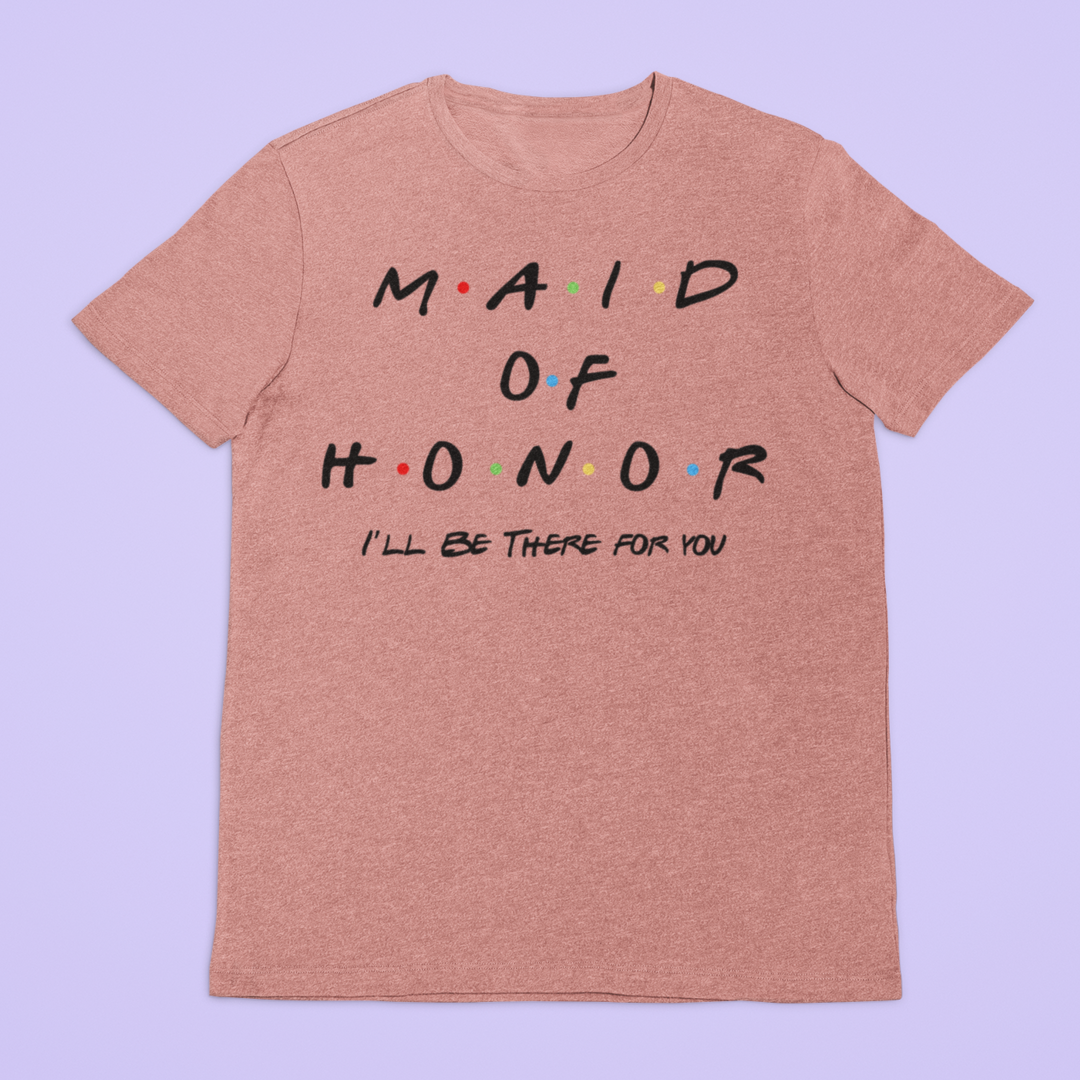 Maid of Honor Flamingo Tshirt